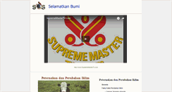 Desktop Screenshot of pemanasanglobal.net