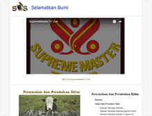 Tablet Screenshot of pemanasanglobal.net